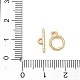 Brass Toggle Clasp&nbsp;KK-D289-53A-G-4
