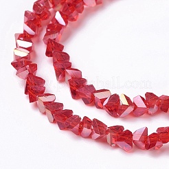Transparent Glass Beads Strands&nbsp;GLAA-H022-09A-01