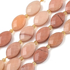 Natural Rouge Jade Beads Strands&nbsp;G-A295-A10-01