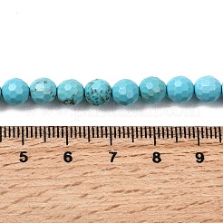 Natural Magnesite Beads Strands&nbsp;G-P598-E-6mm-05