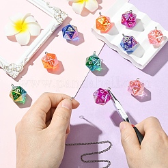 Electroplated Resin Pendants&nbsp;RESI-CJC0023-15
