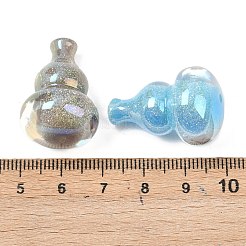 Electroplate & Luminous Opaque Resin Beads&nbsp;RESI-P046-13A-M