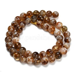 Heated Natural Citrine Beads Strands&nbsp;G-C293-A04-8mm