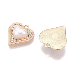 Rack Plating Alloy Rhinestone Pendants&nbsp;FIND-N005-19C