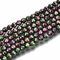 Electroplate Non-magnetic Synthetic Hematite Beads Strands&nbsp;G-T114-60A