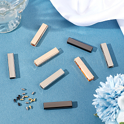 12 Bags 3 Colors Alloy Bag Decorative Edge Buckles&nbsp;FIND-CY0002-06