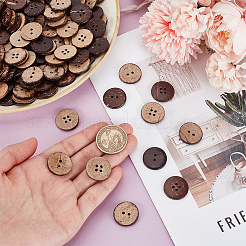 160Pcs 2 Styles Coconut Buttons&nbsp;BUTT-HY0001-22A