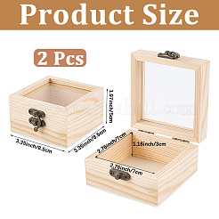 Wooden Storage Boxes&nbsp;WOCR-CL0001-02B