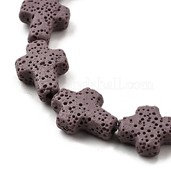 Natural Lava Rock Beads Strands&nbsp;G-L498-E01-01B