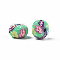 Handmade Polymer Clay Beads&nbsp;CLAY-S092-74