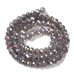 Baking Electroplate Glass Beads Strands&nbsp;DGLA-A039-J8mm-B06