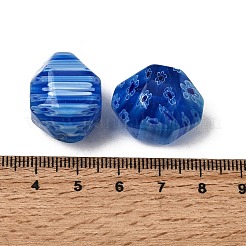Handmade Millefiori Glass Beads&nbsp;LAMP-C025-01C