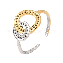 304 Stainless Steel Cuff Open Rings for Women&nbsp;SA-CBA82C8-13GP
