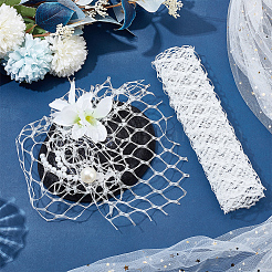 2 Yard Polyester Bridal Veils&nbsp;AJEW-WH0314-450