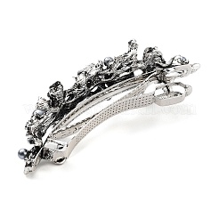 Flower Alloy Rhinestone Hair Barrettes&nbsp;LS-PHAR-S604-01AS-04