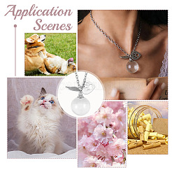 2Pcs 304 Stainless Steel Pendant Necklaces&nbsp;NJEW-DR00035