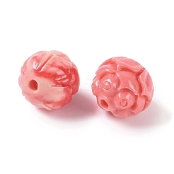 Synthetic Shell Dyed Carved Beads&nbsp;SHEL-H005-26