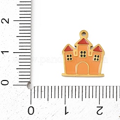 304 Stainless Steel Enamel Charms&nbsp;FIND-I068-02G-01