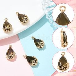 Transparent Glass Pendants&nbsp;GLAA-FZ0001-02F