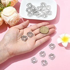 Alloy with Crystal Rhinestone Pendants&nbsp;ALRI-YW0001-21