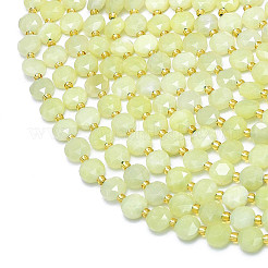 Natural Lemon Jade Beads Strands&nbsp;G-C116-A43-02