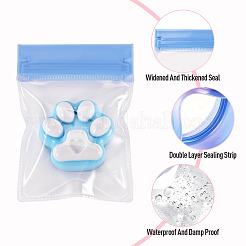 40Pcs 8 Colors Transparent EVA Packaging Resealable Bags&nbsp;ABAG-TA0002-29A