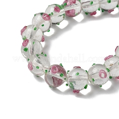 Handmade Bumpy Lampwork Beads Strands&nbsp;LAMP-K037-16J