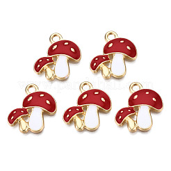 Alloy Enamel Pendants&nbsp;X-ENAM-T009-46E-RS