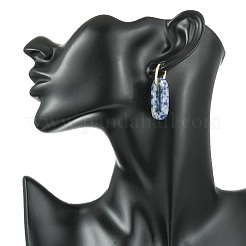 Gemstone Hoop Earrings for Women&nbsp;EJEW-JE07271