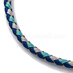 Adjustable Polyester Cord Braided Bracelets&nbsp;BJEW-Z085-01G-32