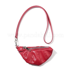 Soft Leather Croissant Clutch Bags&nbsp;AJEW-M043-04B