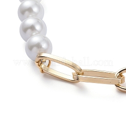 Electroplated Cowrie Shell Pendant Necklaces&nbsp;NJEW-JN02745-01