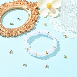 16Pcs 8 Colors Brass Micro Pave Cubic Zirconia Multi-Strand Links&nbsp;FIND-CJ0005-87