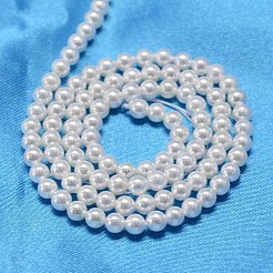 Round Shell Pearl Bead Strands&nbsp;BSHE-L011-2.5mm-A013