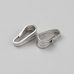 925 Sterling Silver Snap on Bails&nbsp;STER-WH0062-007P