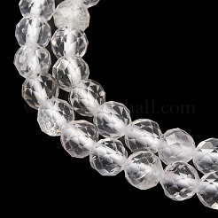 Natural Quartz Crystal Beads Strands&nbsp;X-G-C226-B05-4mm
