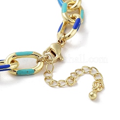Brass Cable Chain Bracelets&nbsp;BJEW-D039-35G