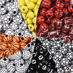 50Pcs Craft Style Acrylic Beads&nbsp;MACR-YW0003-85