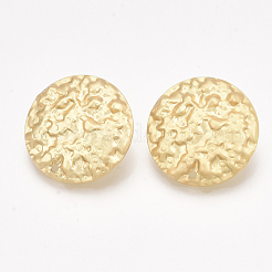 Smooth Surface Iron Stud Earring Findings&nbsp;IFIN-T012-46-RS