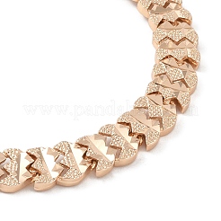 Brass Link Chain Bracelets for Women Men&nbsp;BJEW-P324-01H-KCG