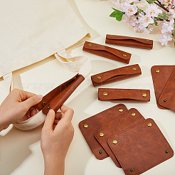 10Pcs Imitation Leather Luggage Handle Wraps&nbsp;AJEW-FH0008-91A