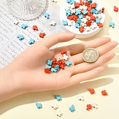 90Pcs 3 Colors Synthetic Turquoise Beads&nbsp;TURQ-YW0001-07