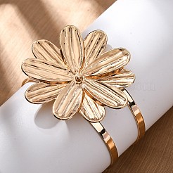 Alloy & Iron Cuff Bangles for Women&nbsp;LS-BJEW-F501-01A-KCG