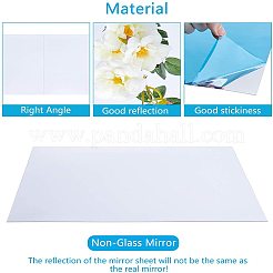 PET Plastic Mirror Wall Stickers&nbsp;AJEW-WH0018-68B