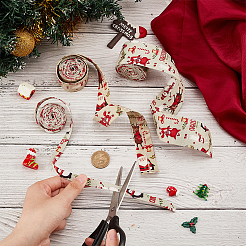 3Pcs 3 Styles Christmas Theme Polyester Ribbons&nbsp;OCOR-BC0005-41B