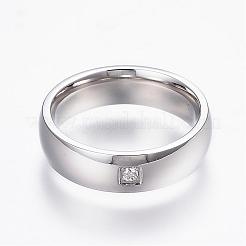 304 Stainless Steel Wide Band Rings&nbsp;RJEW-G082-02