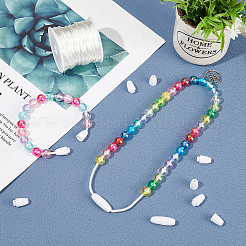 DIY Rubber Silicone Necklaces Making Kits&nbsp;DIY-PH0002-27