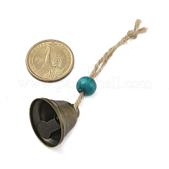 Iron Bell Hanging Ornaments&nbsp;HJEW-JM02417-02