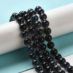 Natural Dyed & Heated Runny Agate Beads Strands&nbsp;G-K356-A02-02