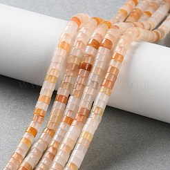 Natural Golden Silk Jade Beads Strands&nbsp;G-H230-64